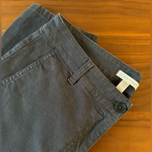 Eileen Fisher Women's Pants in Charcoal Gray, Organic Cotton & Hemp Size 4.
